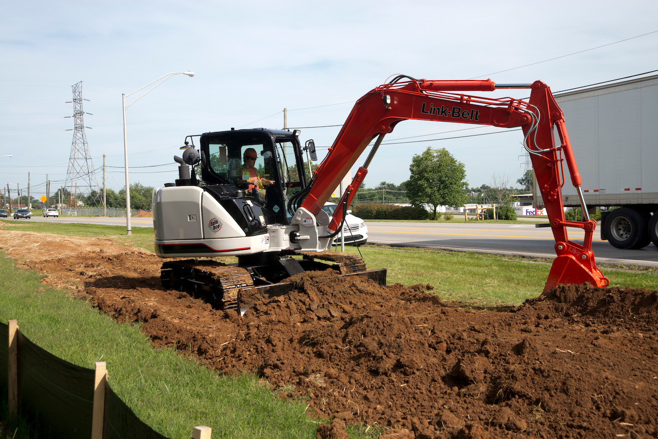 Link-Belt 80 X3 Spin Ace compact excavator