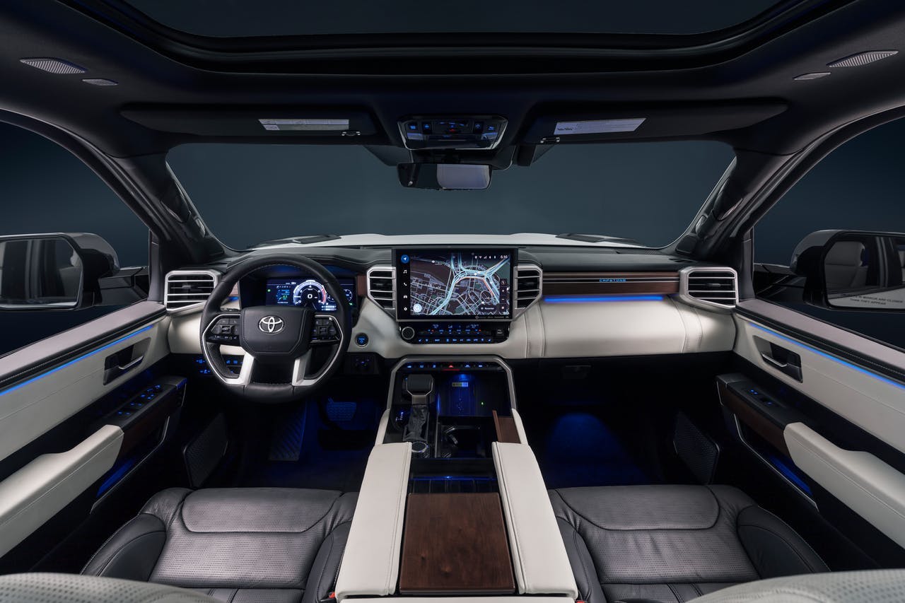 2022 Toyota Tundra Capstone interior view